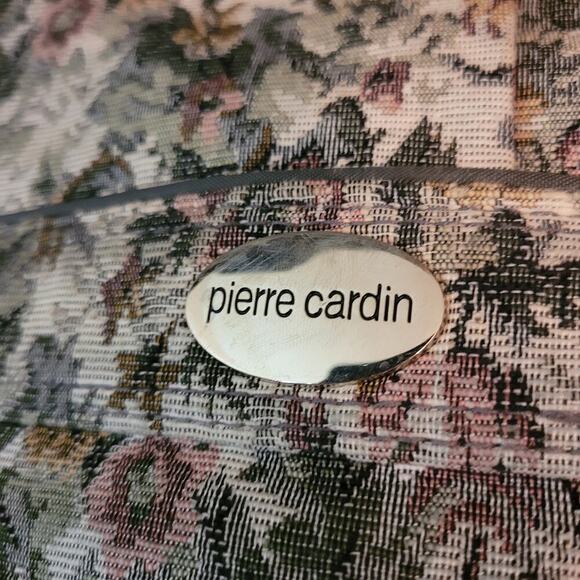Vintage 1970s PIERRE CARDIN Tapestry Garment Suit Bag Luggage Carry On RARE Zip - Picture 4 of 13